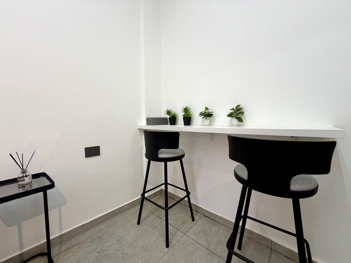 Apartment 101 bar seating nook