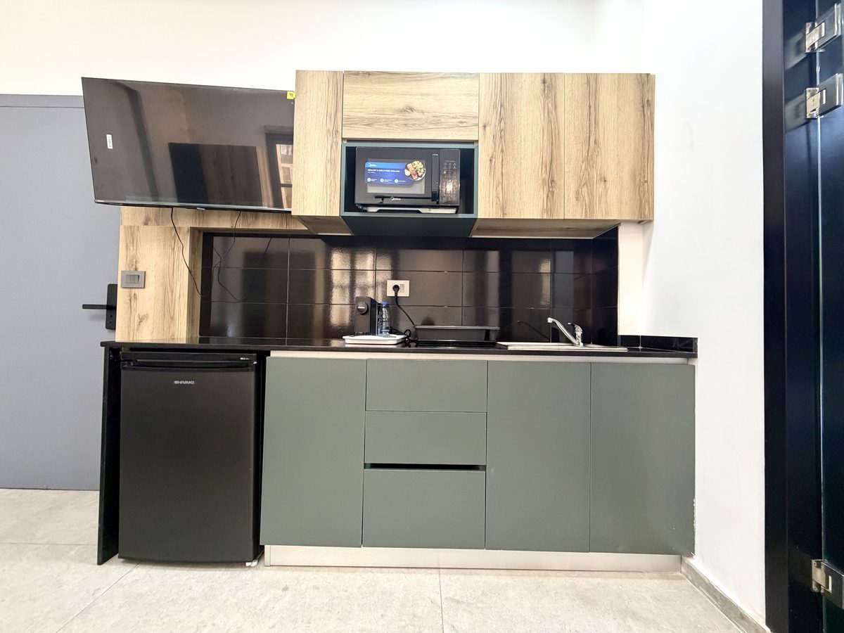 Studio 102 kitchenette