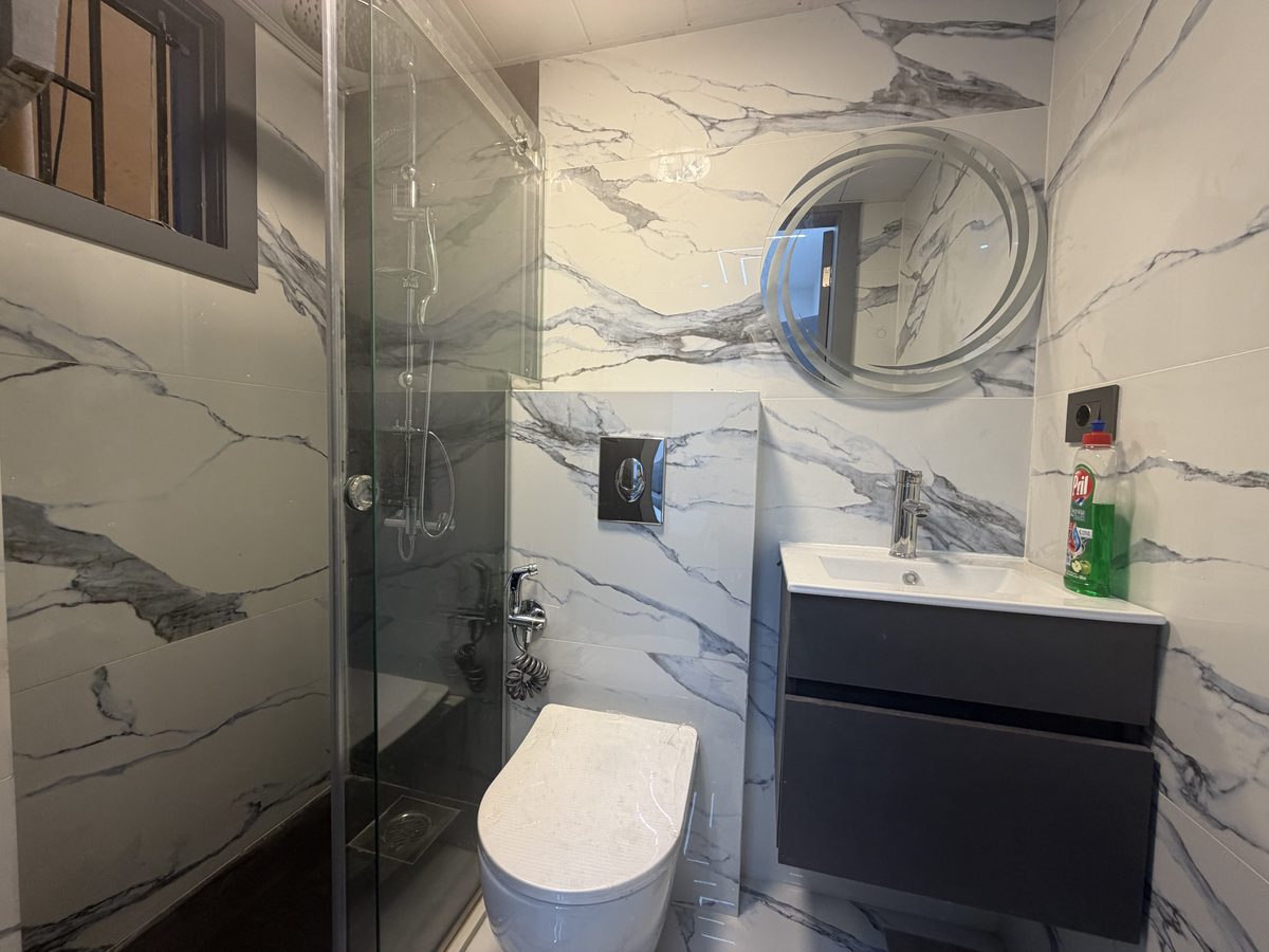 Studio 104 bathroom